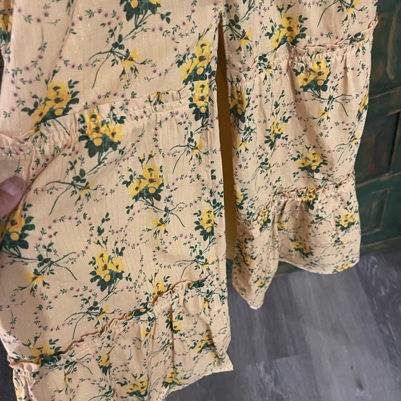 EUC Paige Tamika Tiered Sundress in Butter Multi - XS - Picture 6 of 11